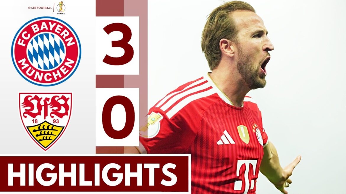 Bayern Munich vs Vfb Stuttgart 3-0 - Temps forts - Tour du chapeau de Harry Kane ! - Finale de la Coupe DFB 2026