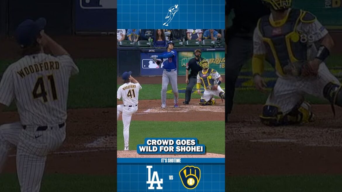 La foule se déchaîne alors que Shohei Ohtani frappe presque Homer