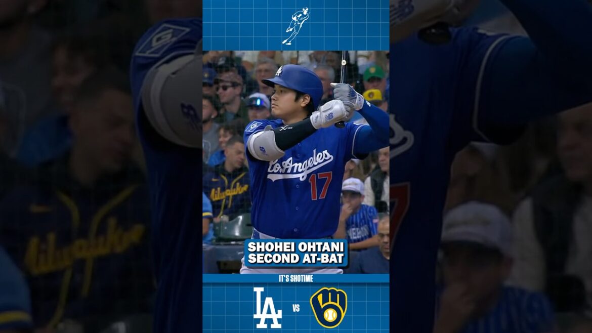 Deuxième match At-Bat VS Brewers de Shohei Ohtani