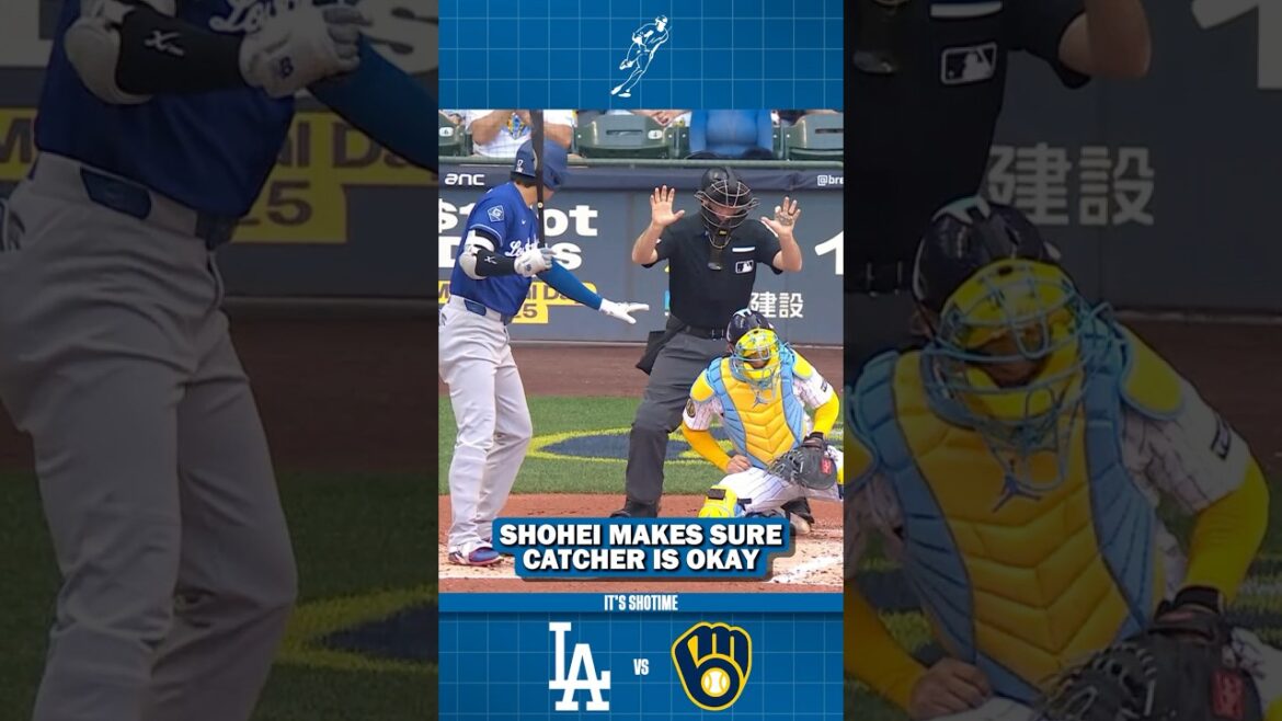 Shohei Ohtani s'assure que le receveur va bien