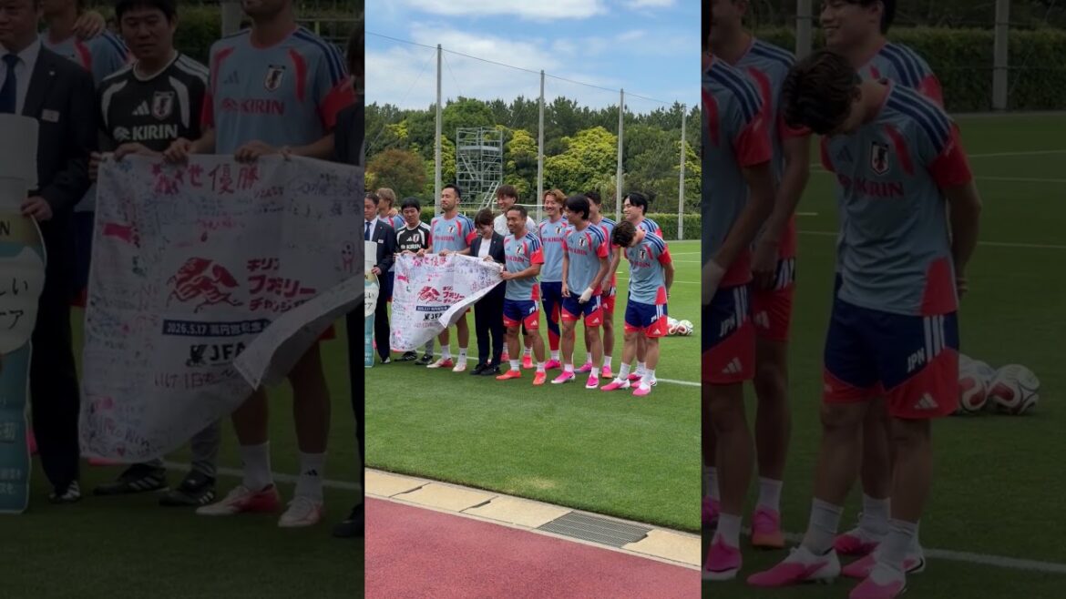 Cérémonie avec Yuto Nagatomo et Maya Yoshida Début du camp d’entraînement pour la #Coupe du Monde FIFA 2026 Cérémonie avec Yuto Nagatomo et Maya Yoshida Début du camp d'entraînement pour la #Coupe du Monde FIFA 2026