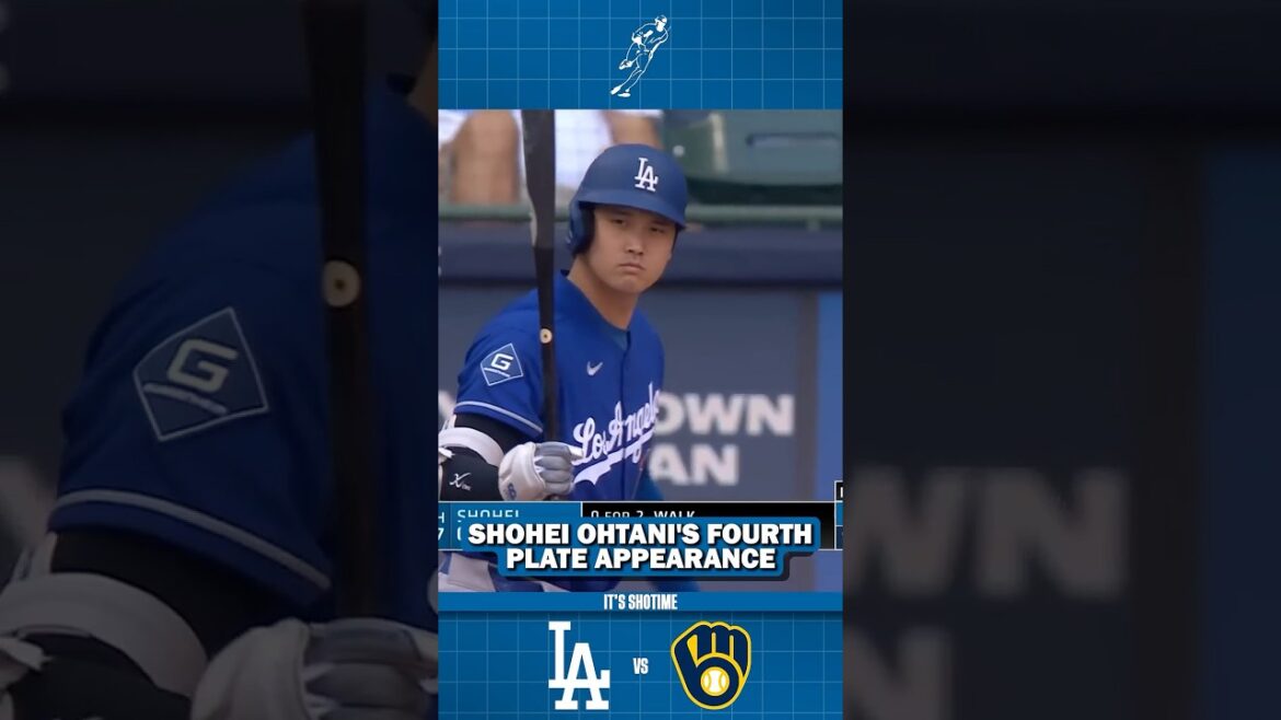 Quatrième match At-Bat VS Brewers de Shohei Ohtani 3