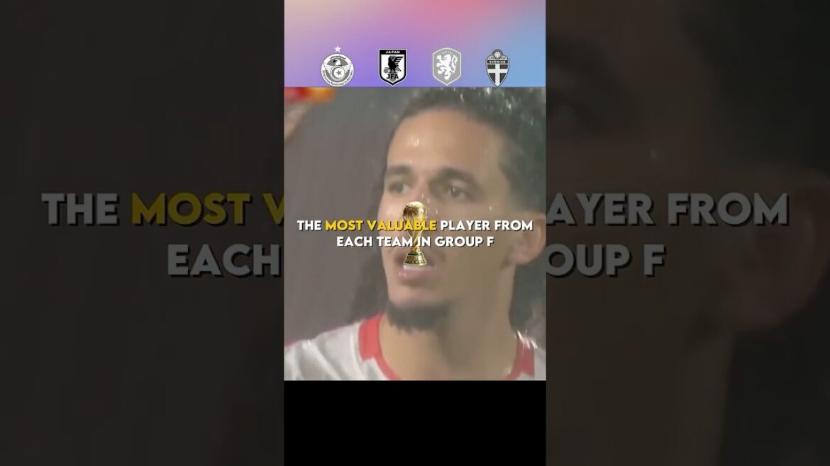 Le joueur le plus utile de chaque équipe du groupe F 🏆 Le joueur le plus utile de chaque équipe du groupe F 🏆