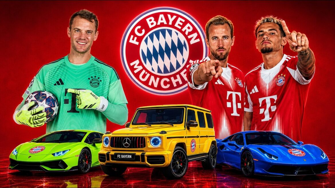 Collection de voitures des joueurs du FC BAYERN MUNICH 2026 Collection de voitures des joueurs du FC BAYERN MUNICH 2026