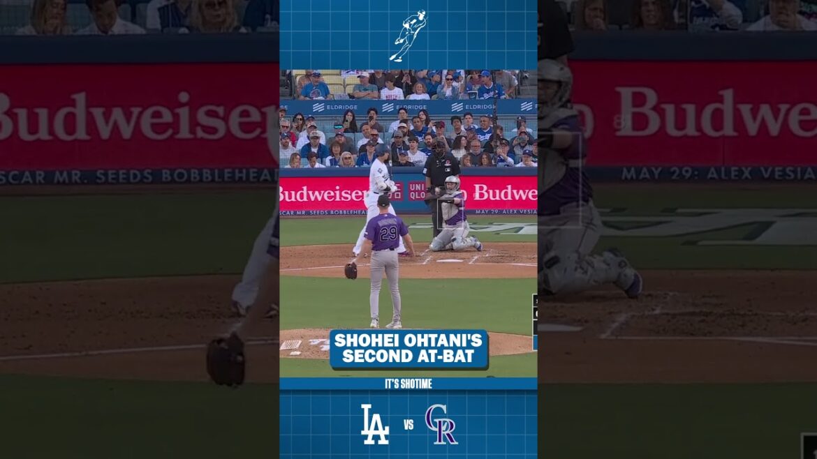 Deuxième match 1 au bâton contre les Rockies de Shohei Ohtani