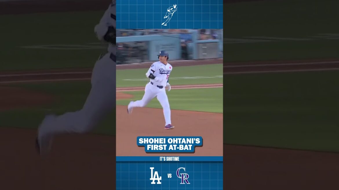 Premier match au bâton contre les Rockies de Shohei Ohtani