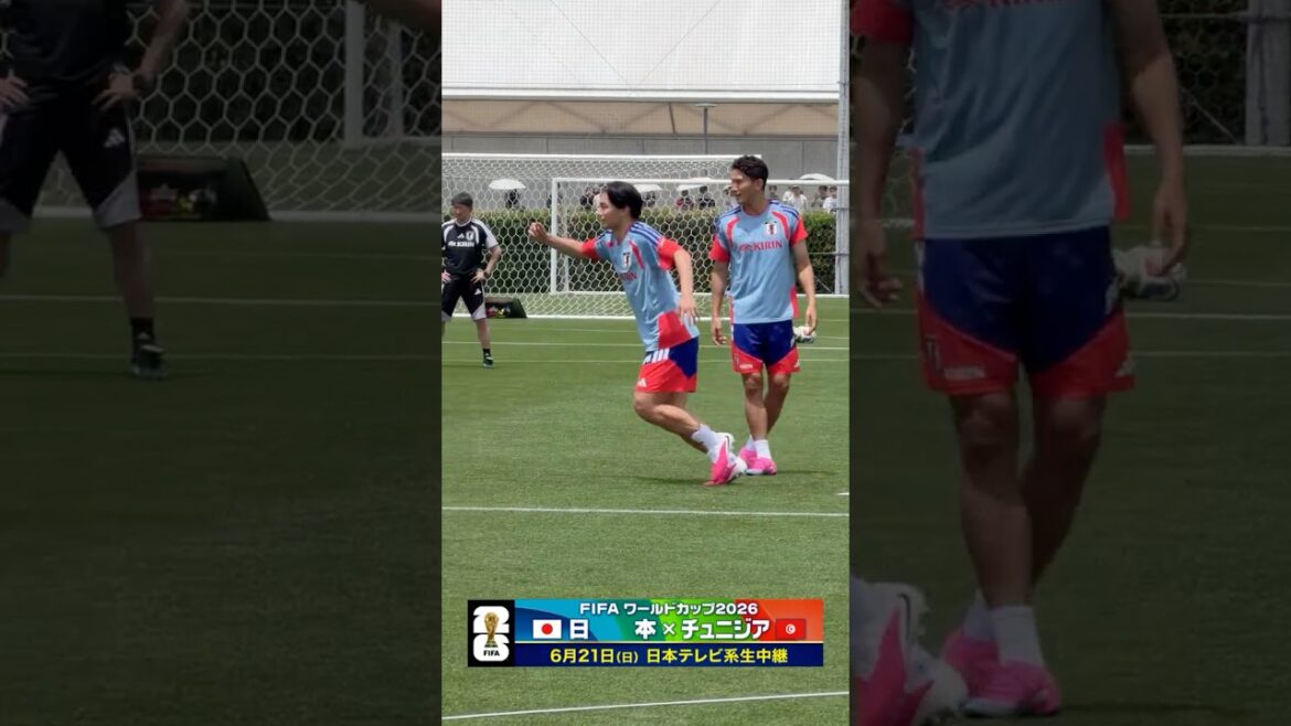 [Ace #Kiyo Ueda contrôle le tir]#Équipe nationale de football du Japon #2ème jour du camp d'entraînement pour la Coupe du Monde de la FIFA #shorts