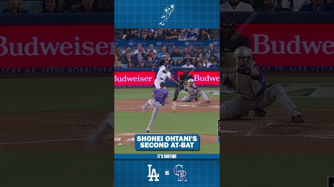 Deuxième match At-Bat VS Rockies de Shohei Ohtani