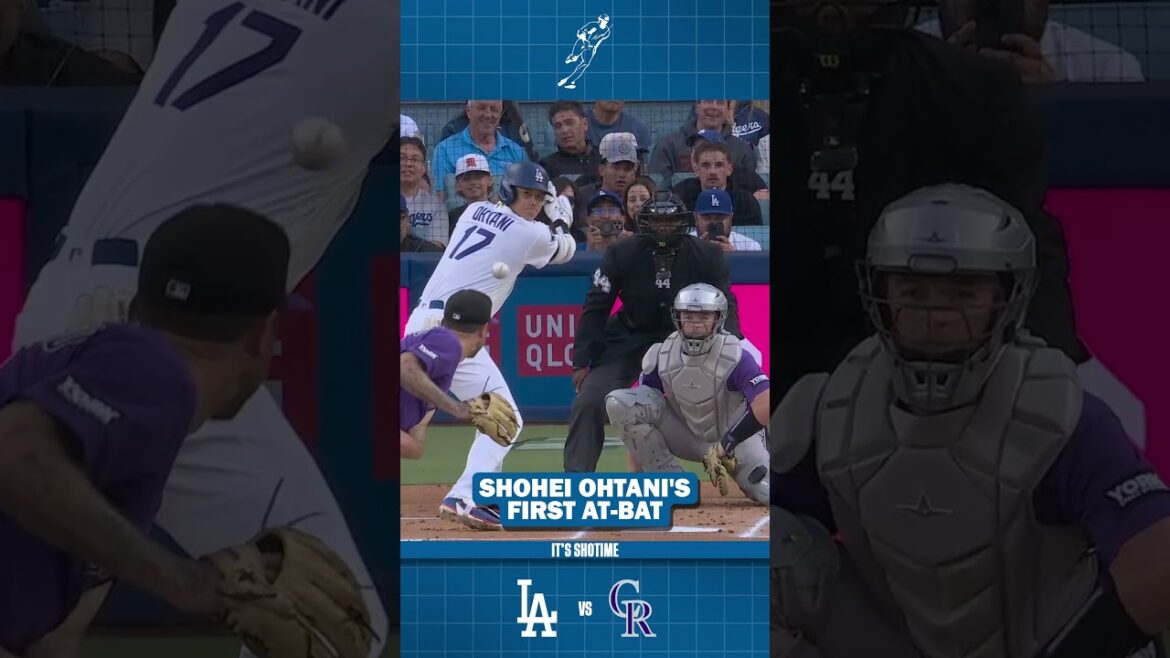 Premier match 2 au bâton contre les Rockies de Shohei Ohtani