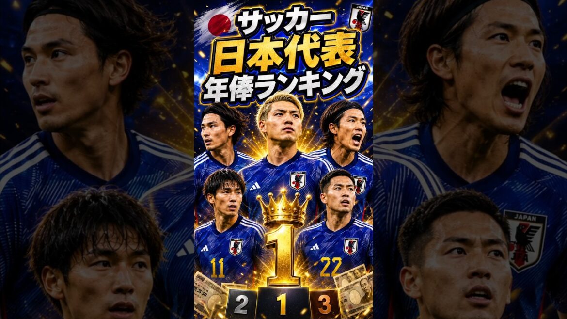 Classement annuel des salaires de l'équipe nationale de football du Japon TOP10[Coupe du monde 2026]