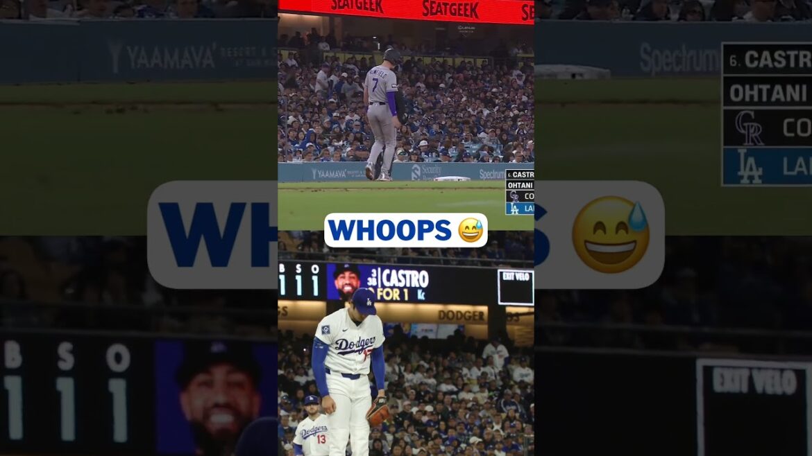 Shohei Ohtani s’incline devant Freddie Freeman après qu’il ait empêché son lancer de s’échapper 😂 Shohei Ohtani s'incline devant Freddie Freeman après qu'il ait empêché son lancer de s'échapper 😂