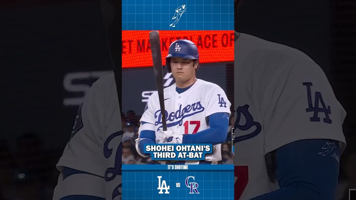 Troisième match au bâton contre les Rockies de Shohei Ohtani