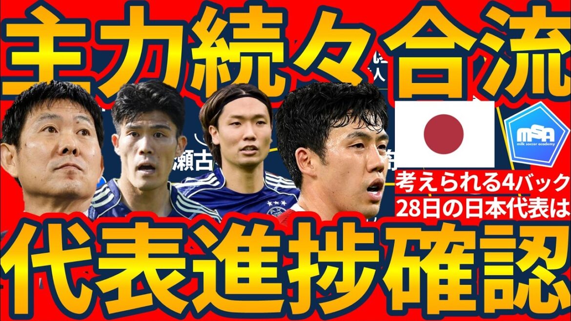 [Wataru Endo/Kiyoshi Itakura/Takehiro Tomiyasu rejoignent l'équipe nationale du Japon]Deux jours avant le match contre l'Islande... 10 joueurs n'ont toujours pas rejoint l'équipe ? ! Est-il possible d’adopter une option à 4 si l’on pense au groupe de fusion ? !