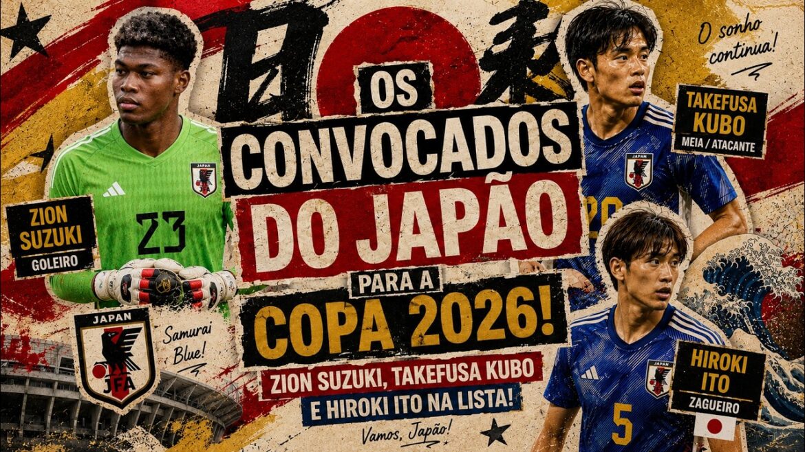 LE JAPON EST APPELÉ POUR LA COUPE 2026 ! Zion Suzuki, Takefusa Kubo et Hiroki Ito sur la LISTE !