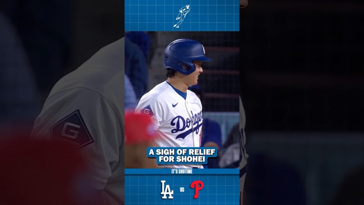 Shohei Ohtani soupire de soulagement après un appel serré
