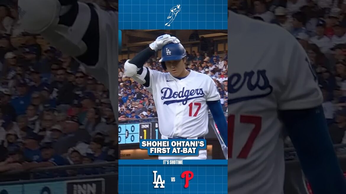 Premier match au bâton contre les Phillies de Shohei Ohtani