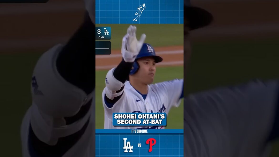 Deuxième match au bâton contre les Phillies de Shohei Ohtani