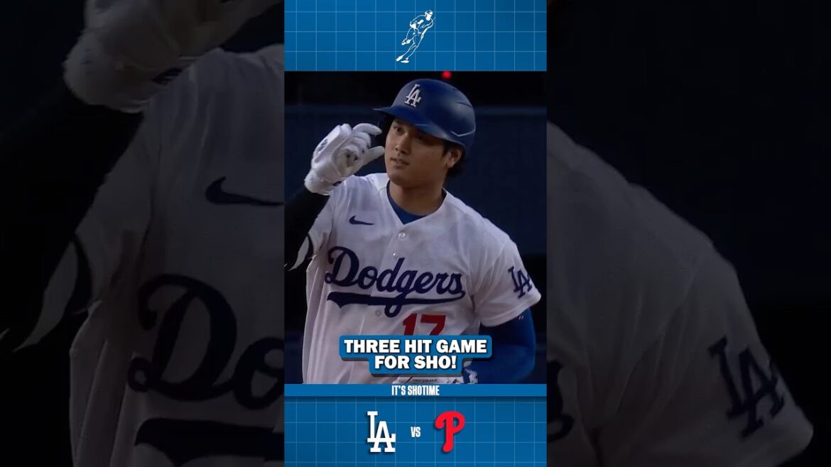 Shohei Ohtani reste brûlant avec un match à trois coups sûrs
