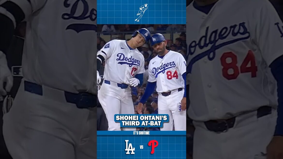 Troisième match au bâton contre les Phillies de Shohei Ohtani