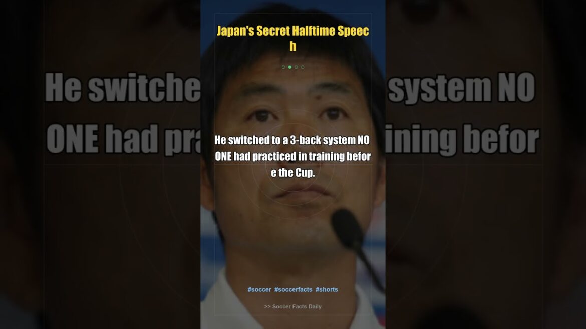 L’entraîneur japonais est devenu ROGUE à la mi-temps contre l’Allemagne – et cela a réellement fonctionné 🤯⚽ #Shorts L'entraîneur japonais est devenu ROGUE à la mi-temps contre l'Allemagne – et cela a réellement fonctionné 🤯⚽ #Shorts