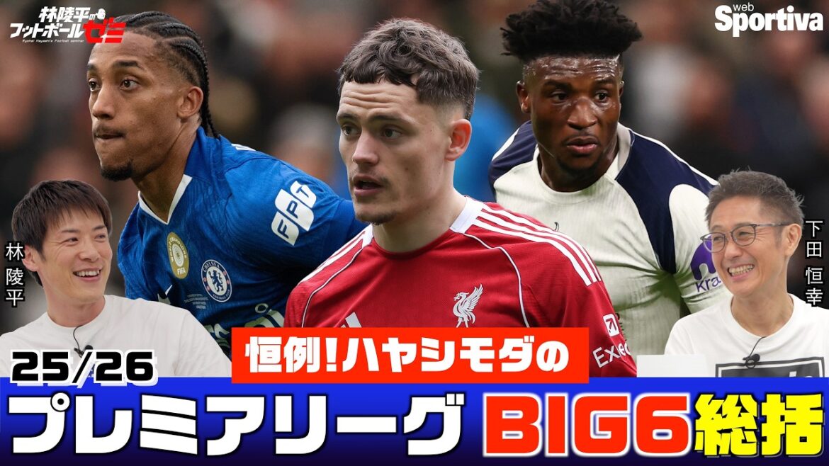 [Premier League 25/26]Résumé du BIG6 ! Partie 2 Séminaire de football de Ryohei Hayashi x Tsuneyuki Shimoda Ryohei Hayashi #101-2