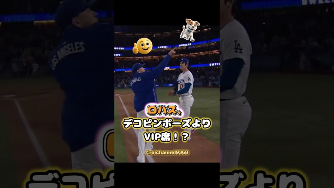 [Shohei Otani]Moment de victoire ! ⚾😂LOHAS, sièges VIP de Dekopin Pose ! ? 🐶😂 #shorts #mlb #Shohei Otani See More