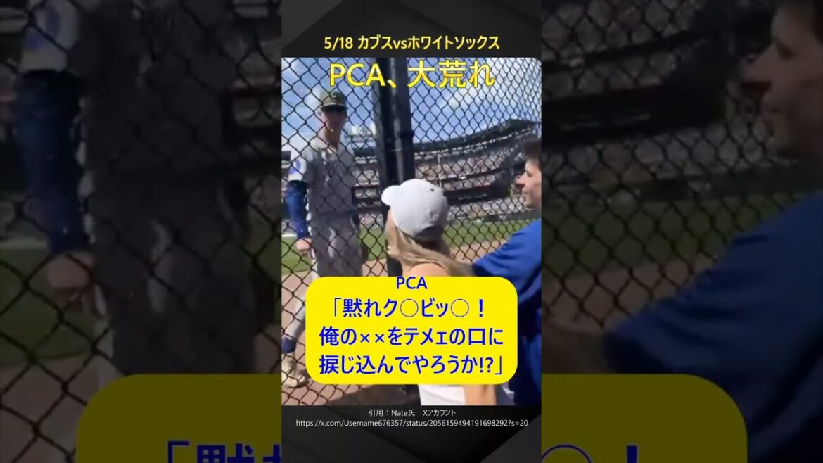 [Situation d'urgence]Les joueurs s'approchent soudainement des fans pendant le jeu ! Quel a été l'incident choquant survenu lors du match contre les Cubs... ! ?