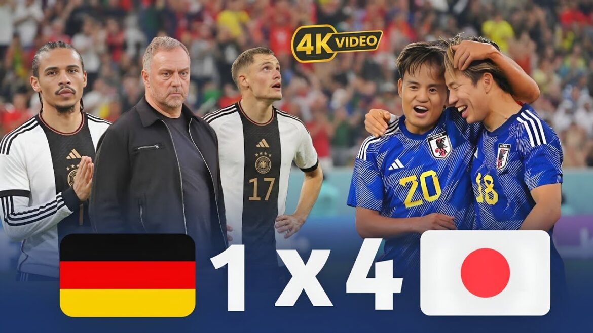 Le Japon humilie l'Allemagne avec un quadruple historique 😱 🔥 ❯ Japon 4-1 Allemagne 🥶⚡ [ اهانه ستكتب في التاريخ ] 4k