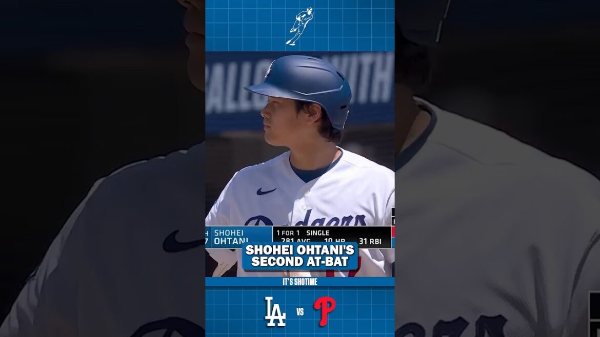 Deuxième match au bâton contre les Phillies de Shohei Ohtani 3