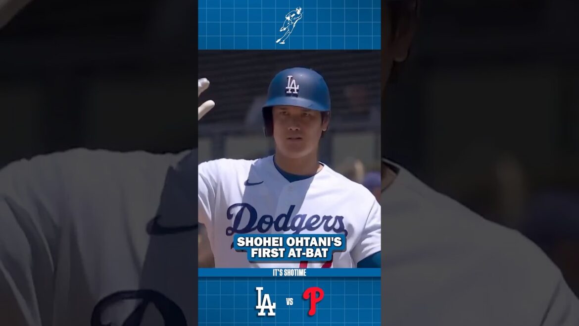 Premier match 3 au bâton contre les Phillies de Shohei Ohtani