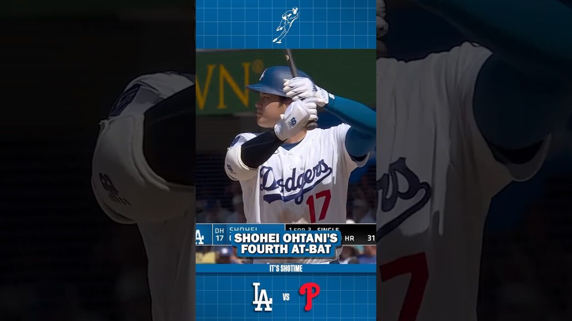 Quatrième match 3 au bâton contre les Phillies de Shohei Ohtani