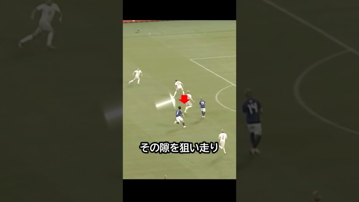 C'est un compteur à grande vitesse ! Le jour où Aoi Tanaka, Takefusa Kubo, Junya Ito et Kiyo Ueda de l'équipe nationale japonaise de football se sont parfaitement combinés pour coincer l'Islande ! #football