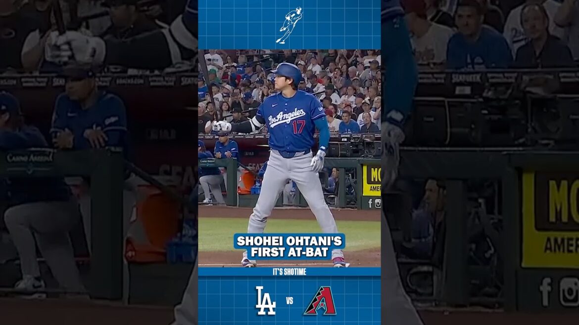 Premier match At-Bat VS D-Backs de Shohei Ohtani