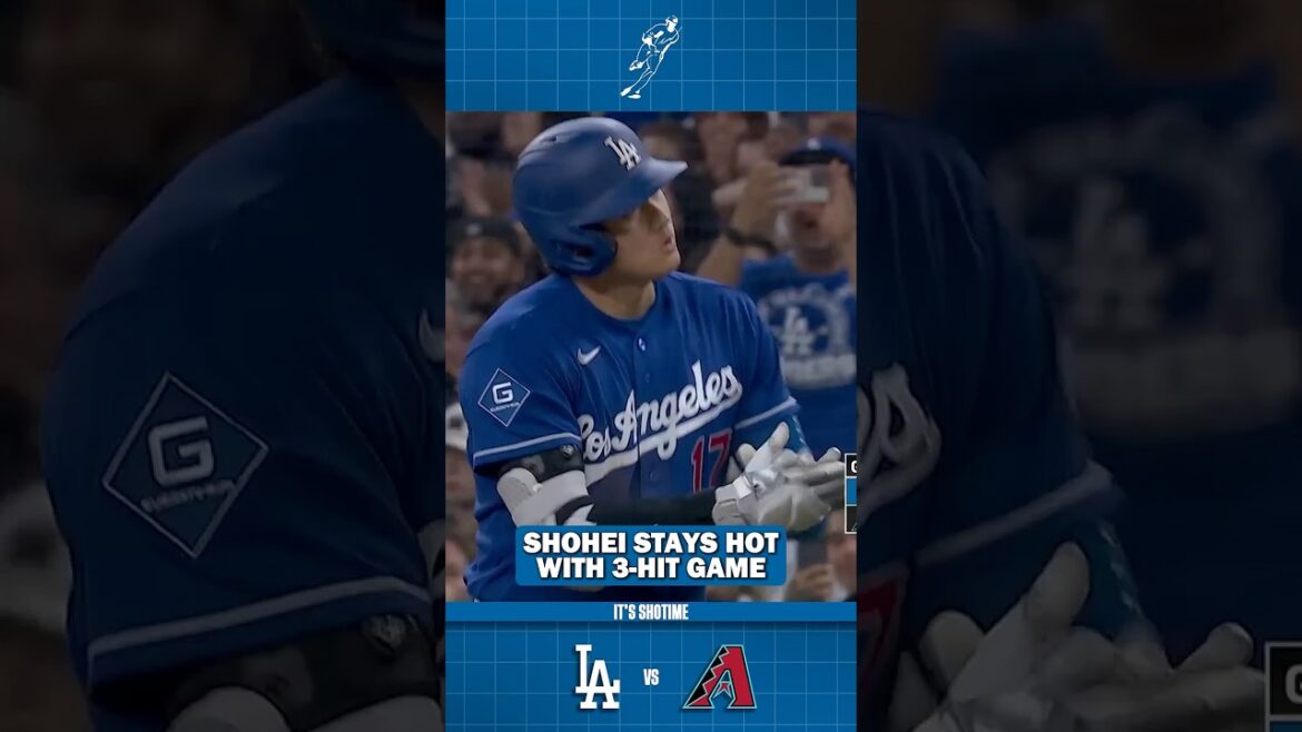 Shohei Ohtani reste chaud avec un jeu à 3 succès