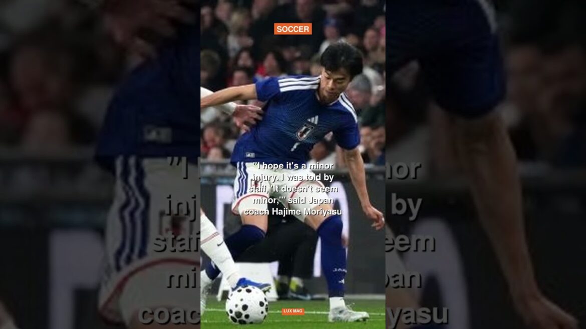 Le Japon attend la forme physique de la star Mitoma pour la Coupe du monde après une blessure à Brigue #shorts