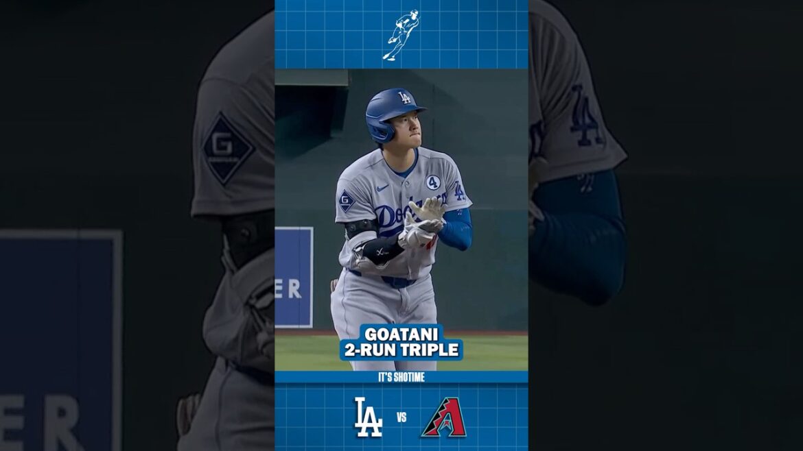 Shohei Ohtani écrase un triple de deux points