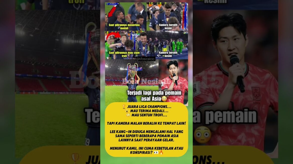 Lee Kang In ignoré par la caméra lorsqu'il a remporté la Ligue des Champions ? 😱