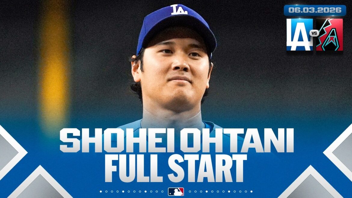 DÉBUT COMPLET : Shohei Ohtani (6 IP, 2 H, 0 R, 6 K) | Faits saillants de la MLB (Dodgers contre Diamondbacks)