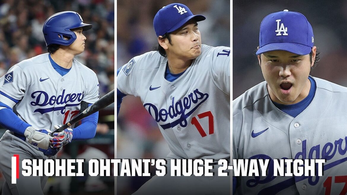 COMMENT FAIT-IL ?! 🤯 Shohei Ohtani réussit un jeu blanc et fait 3 en 4 ?! 🔥 | ESPN MLB