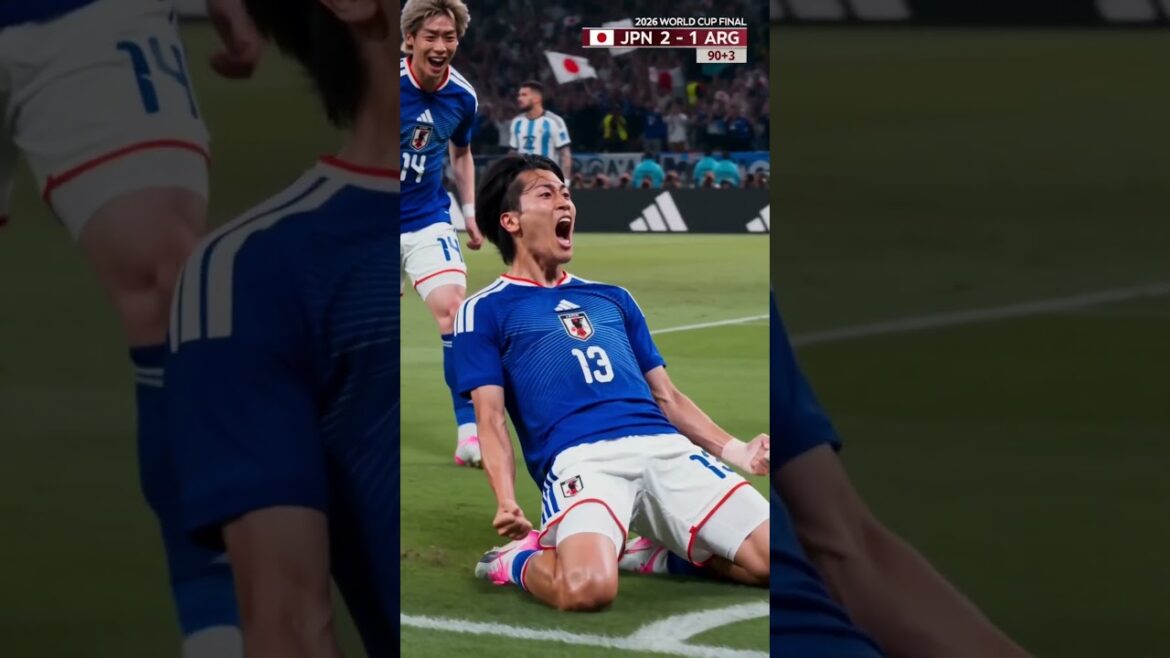 Les anciens frères rémois font un miracle sur la scène de la finale de la Coupe du monde 🇯🇵 Le moment où le Japon a remporté la Coupe du monde 2026 🏆