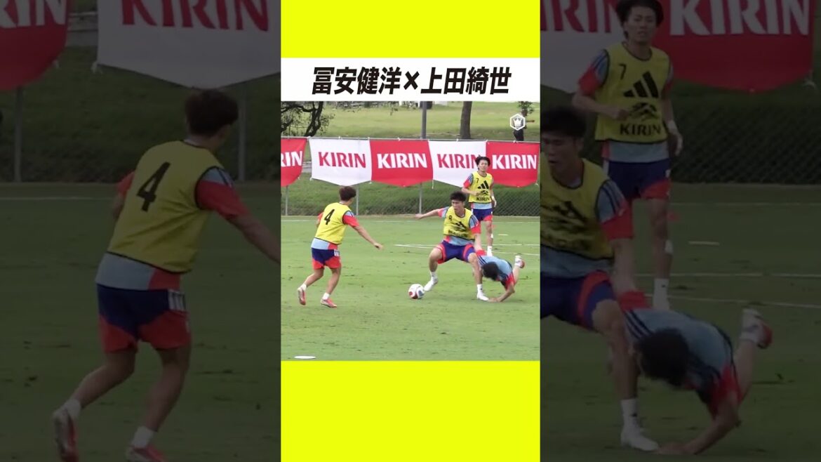 Le duel passionnant entre Takehiro Tomiyasu et Kiyo Ueda🔥