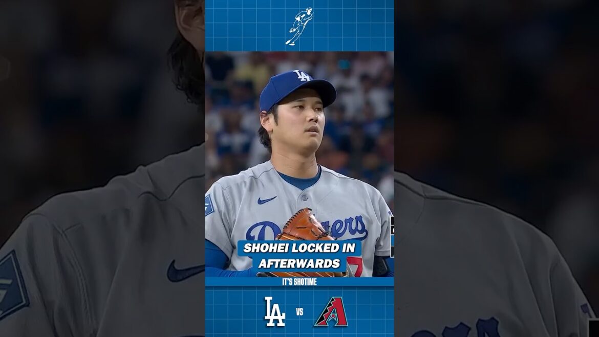 Shohe Ohtani enfermé après que le pitch se soit échappé