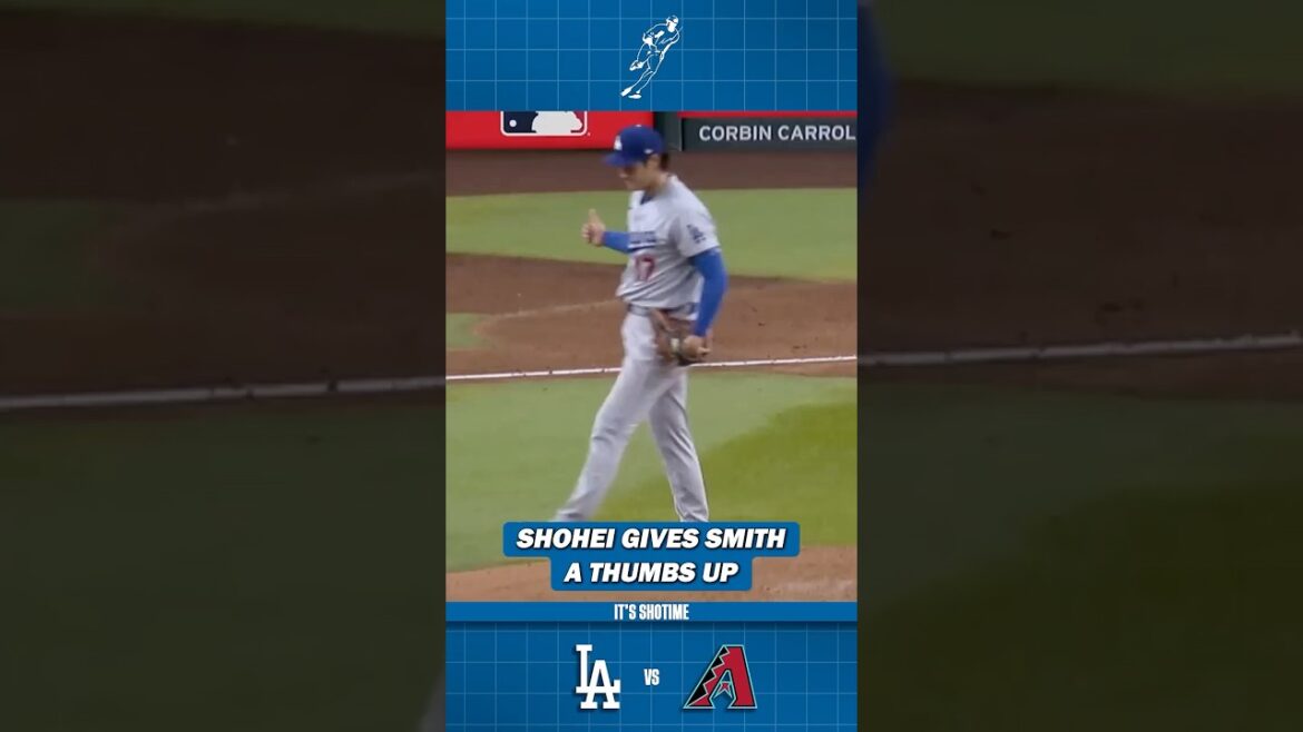 Shohei donne un coup de pouce à Smith après le retrait au bâton