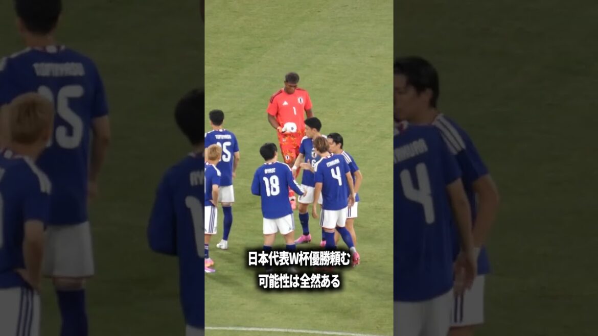 Je veux que l'équipe nationale japonaise remporte la Coupe du monde.