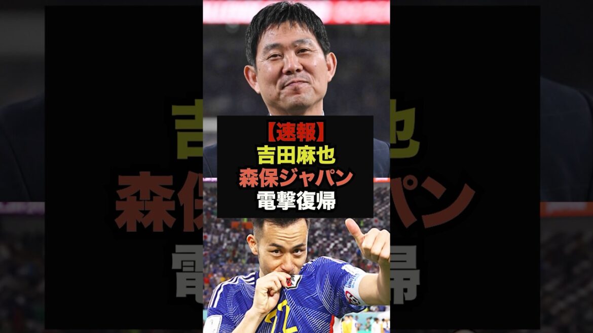 [Dernières nouvelles]Des rumeurs selon lesquelles Maya Yoshida rejoindrait l'équipe à la place d'Endo blessé ont soudainement émergé #Équipe nationale de football du Japon #Équipe de la Coupe du monde