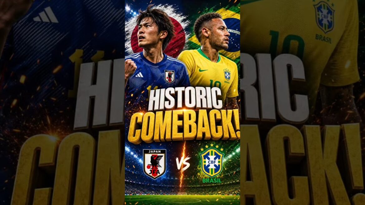 La plus grande génération japonaise de tous les temps est entrée dans l’histoire contre le Brésil d’Ancelotti et le 🥺#football du Japon La plus grande génération japonaise de tous les temps est entrée dans l'histoire contre le Brésil d'Ancelotti et le 🥺#football du Japon