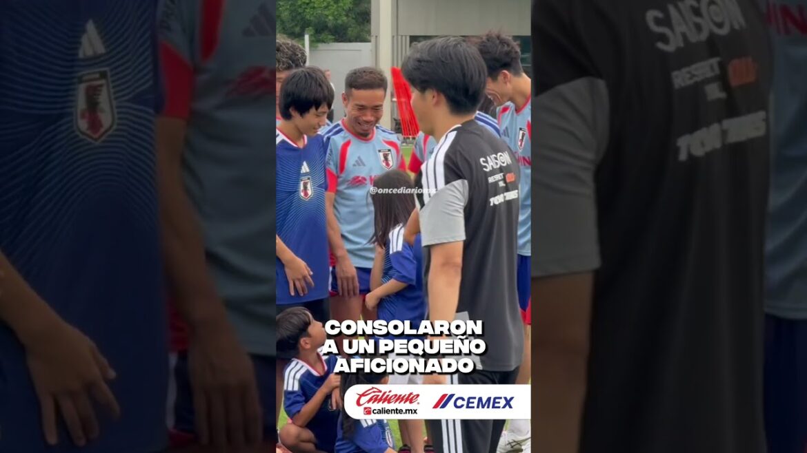 Takehiro Tomiyasu, Yuto Nagatomo et Take Kubo ont réconforté un petit fan japonais 🫂