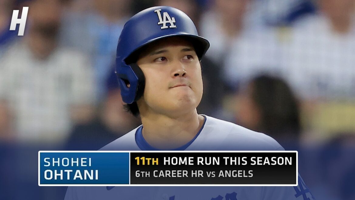 Shohei Ohtani ÉCRASE un circuit de 2 points 🤯 Les Dodgers mènent 9-1 au 1er