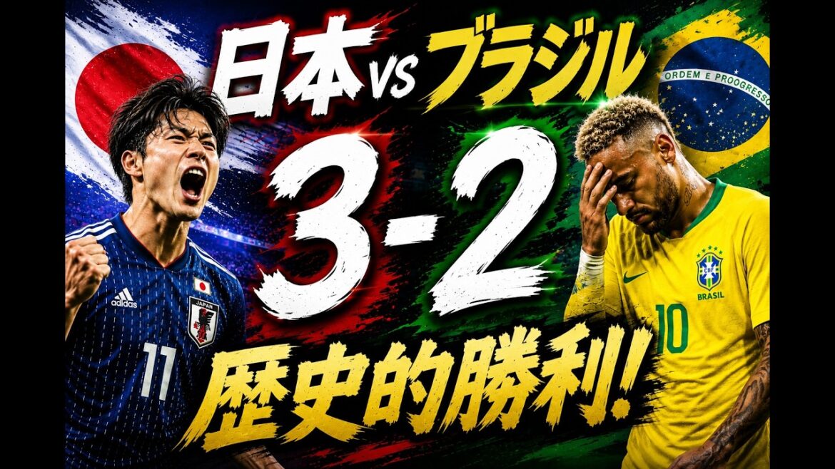 La meilleure génération japonaise de l'histoire réussit un retour historique contre l'équipe brésilienne d'Ancelotti