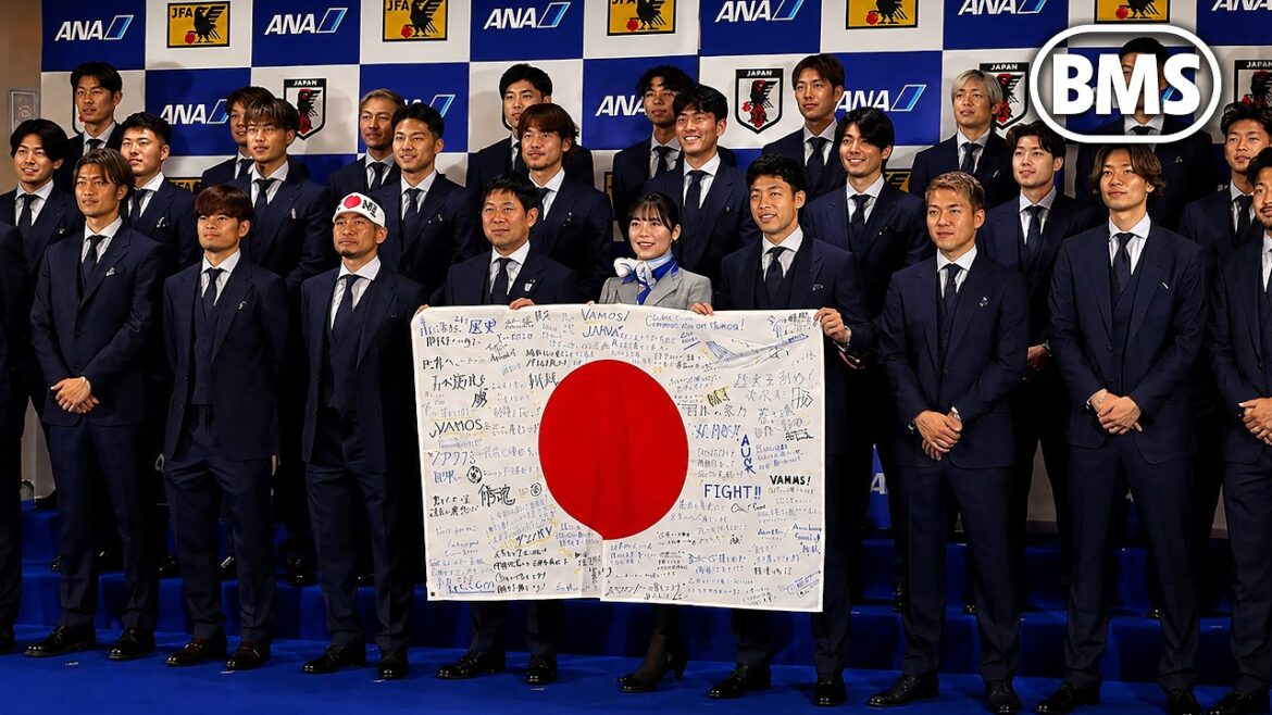 LE JAPON DÉPART POUR LA COUPE DU MONDE ! 🔥 Départ de l’équipe japonaise pour le camp d’entraînement de la Coupe du monde 2026 au Mexique LE JAPON DÉPART POUR LA COUPE DU MONDE ! 🔥 Départ de l'équipe japonaise pour le camp d'entraînement de la Coupe du monde 2026 au Mexique